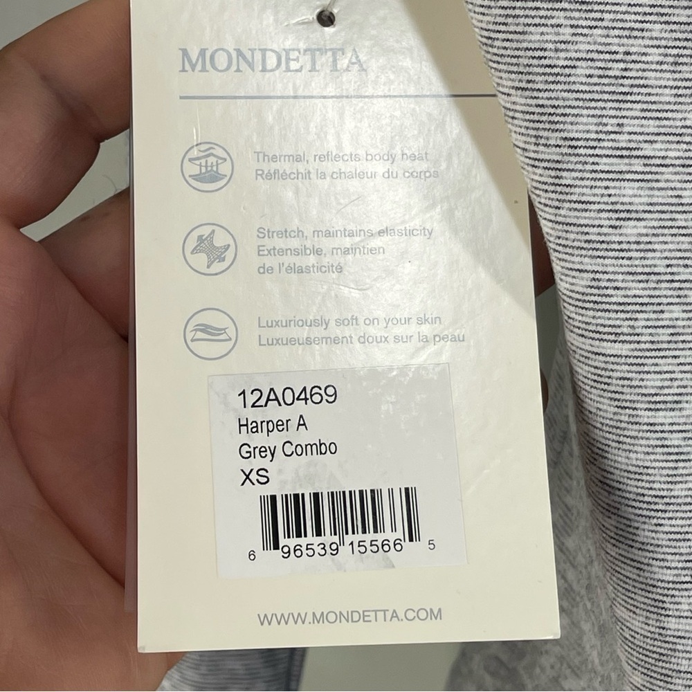 Gray 1/4 Zip mondetta Never worn Size XS - Picture 7 of 12